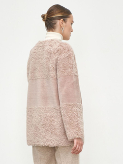 Шуба женская чебурашка тедди, SilverFox (арт. S1235-001)