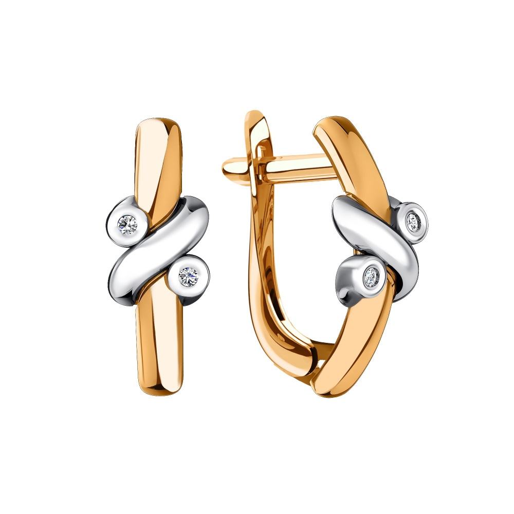 Серьги из золота 585 пробы