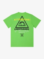 Футболка MANTO ATTENZIONE - Неоновый зеленый