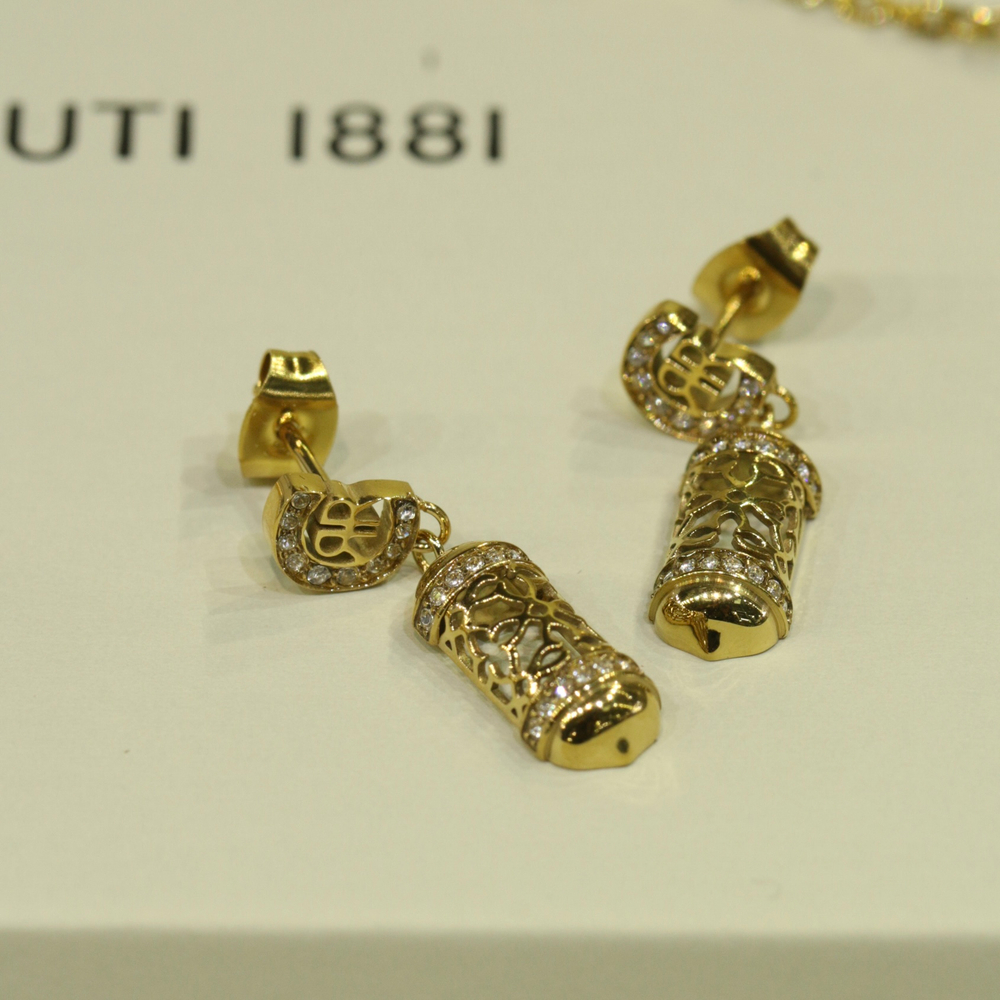 Подарочный комплект CERRUTI 1881: серьги, колье и браслет