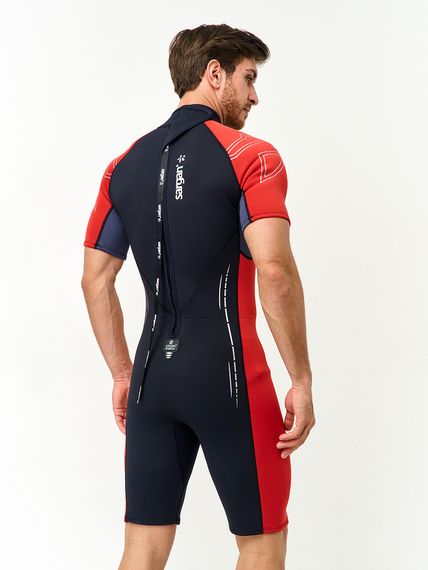 Гидрокостюм Sargan Nero Shorty 2.0 men 2 мм черно-красный