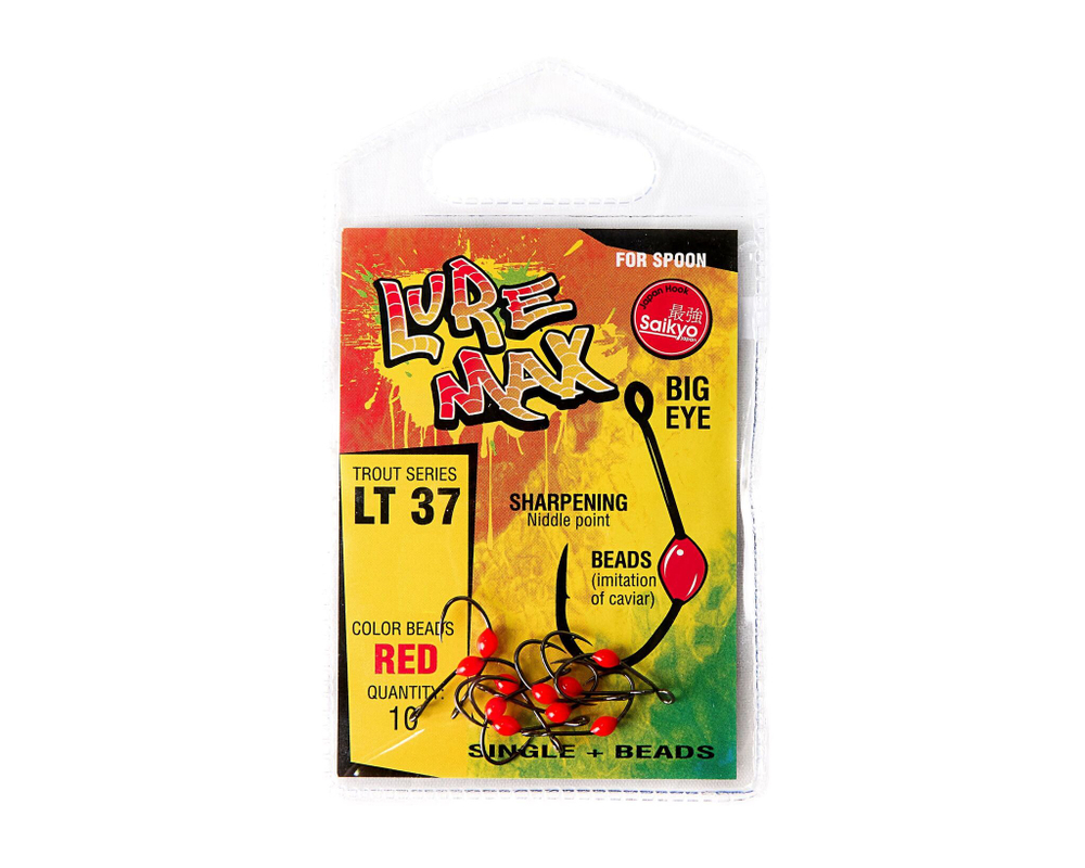 Крючки для рыбалки LureMax Trout LT37   #4 Green