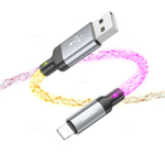 Кабель USB на Lightning Hoco U112 (grey) (Краснодар склад)