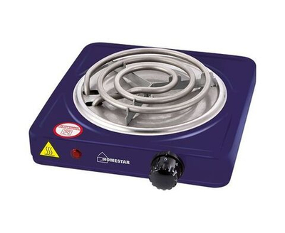 Электроплитка HomeStar HS-1103 1 конфорка спиральТЭН 1кВт фиолетовая чугун серия сапфир 8750