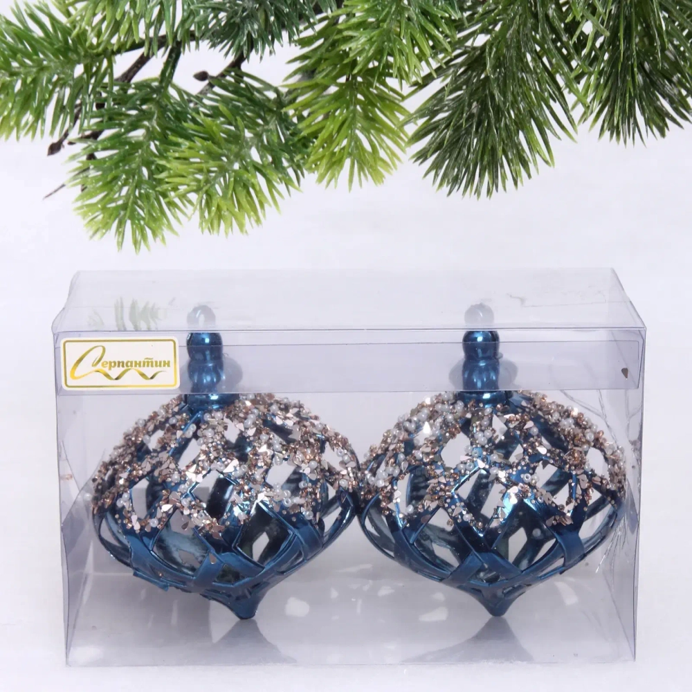 Набор украшений SHINE «Magic lamp» 8,8х10,4 см (2 шт.), night blue