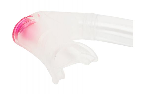 Трубка Seac Tribe Dry прозрачный/розовый