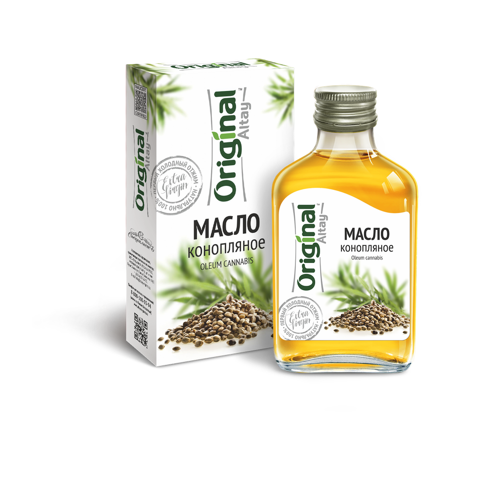 Масло конопляное, 100 и 250 мл (Алтай)