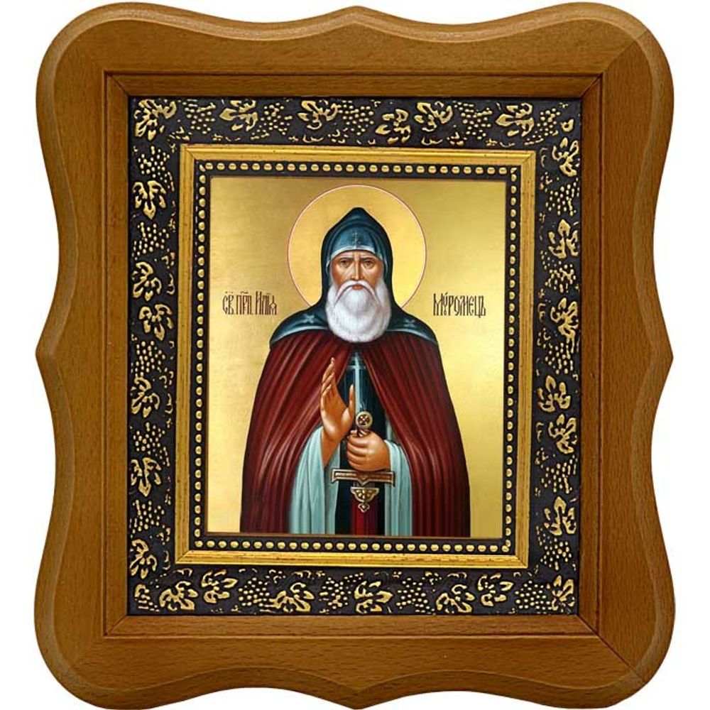 Илья Муромец Печерский Преподобный. Икона на холсте.