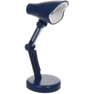 Настольная лампа «Sunshine» 4*4*11 см LED, батарейки AG3, 0.2W, Темный синий