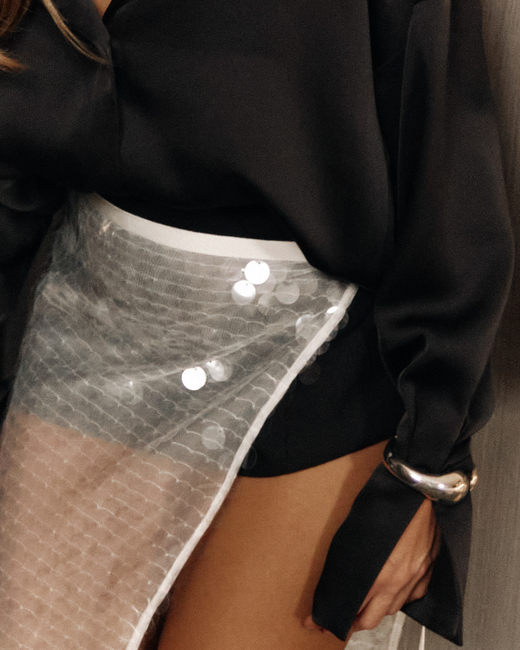 Баска с пайетками