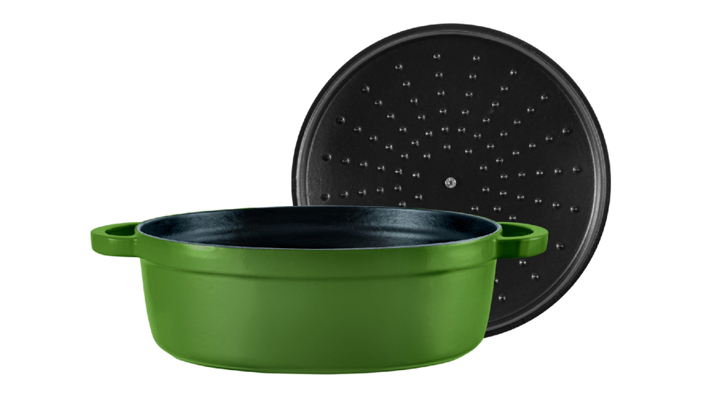 Кастрюля 24см Voeux Foret зеленая