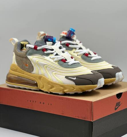 Кроссовки Nike Air Max 270 React Travis #A371 (желт.)