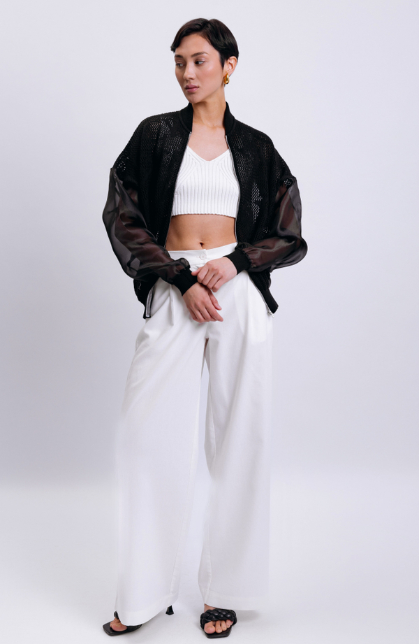 Бомбер из хлопка