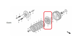 22121-KYJ-902. CENTER, CLUTCH