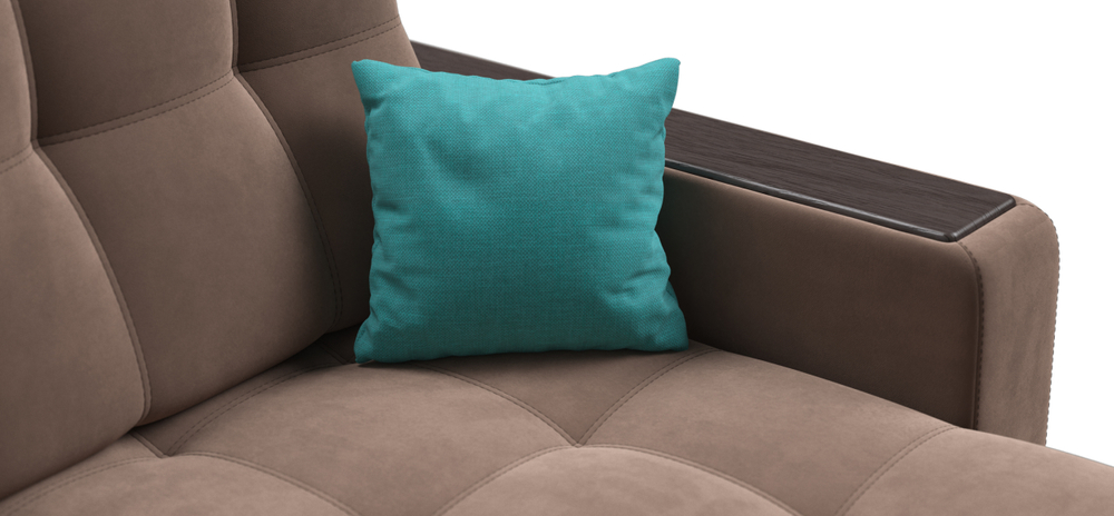 Угловой диван Босс Классик Велюр Монолит мокко