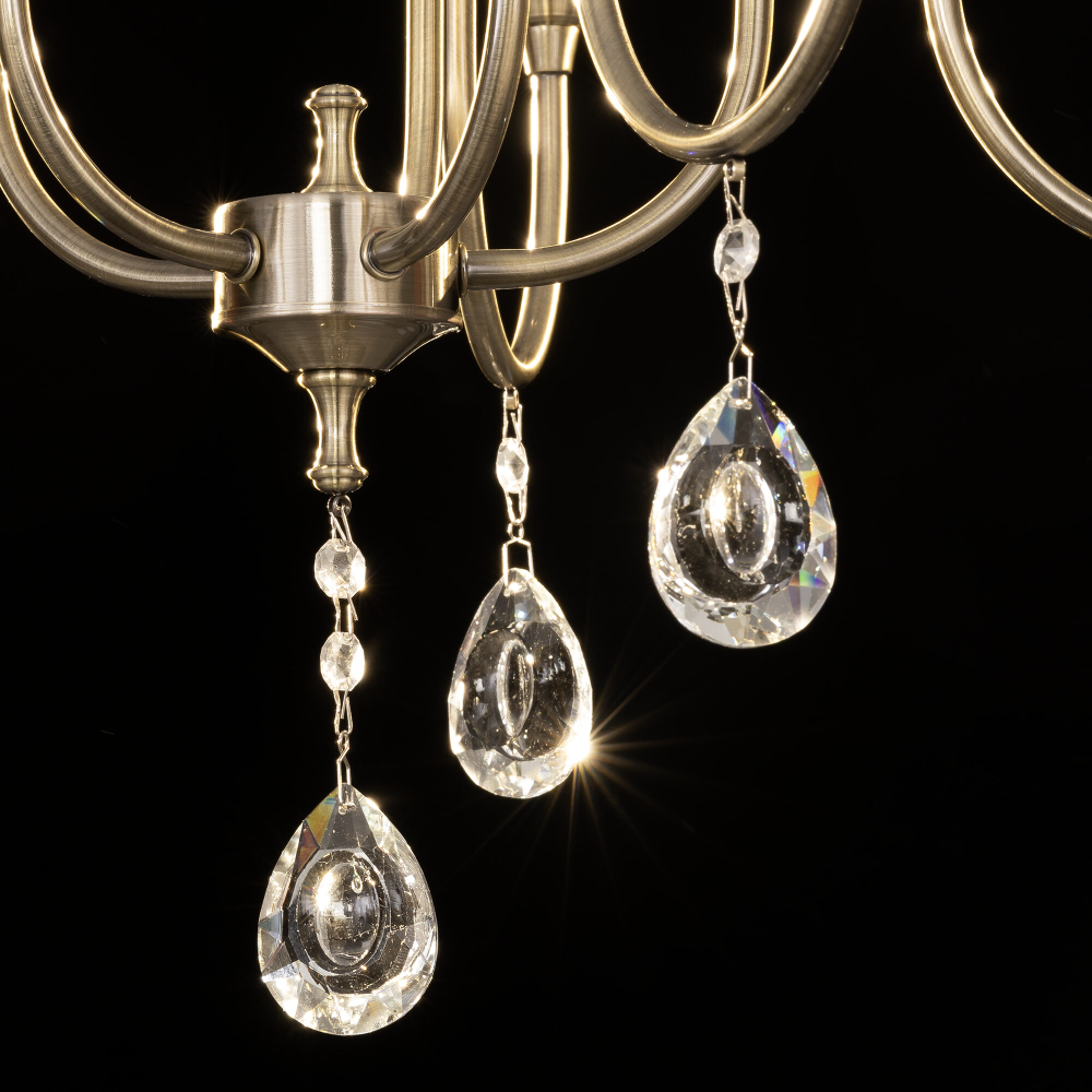 Citilux Рига CL437153 Люстра подвесная Бронза