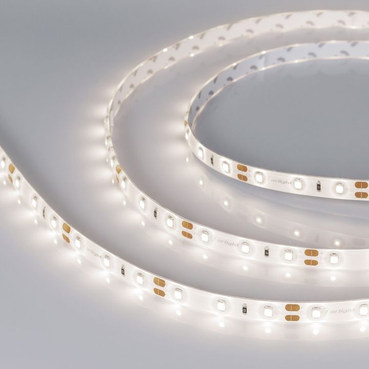 Светодиодная влагозащищенная лента Arlight 7,2W/m 60LED/m 2835SMD дневной белый 5M 020518(2)