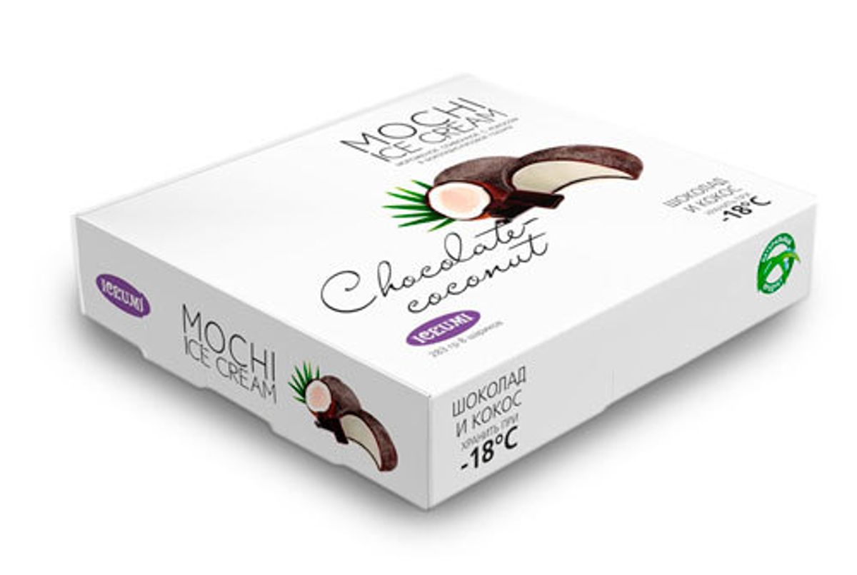 Мороженое Кокос и шоколад Mochi, 35г*8шт