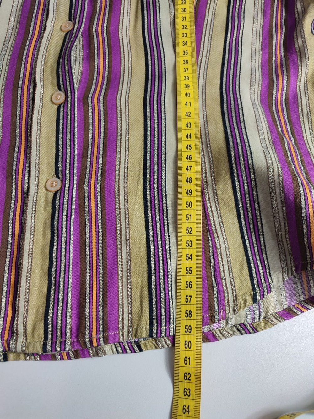 Блузка Oggi в полоску, визуально на 46 размер