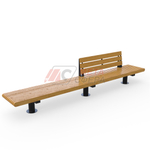 Скамейка Rail Road 01 продольная двойная