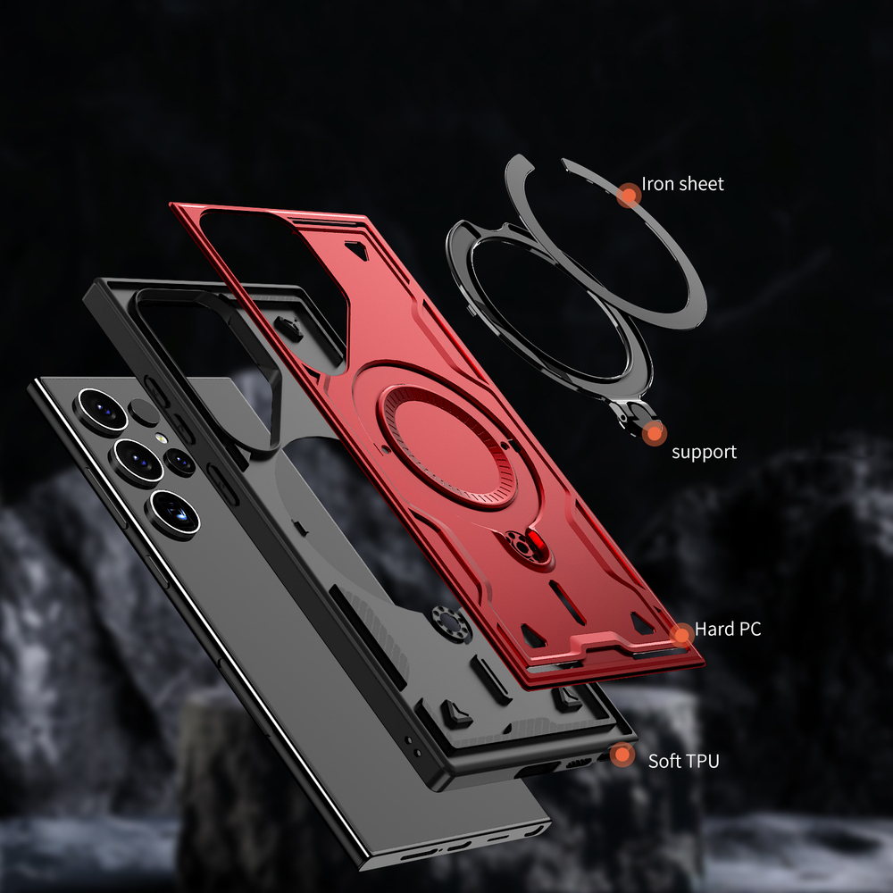 Чехол Magneto Case с кольцом для Samsung Galaxy S22 Ultra