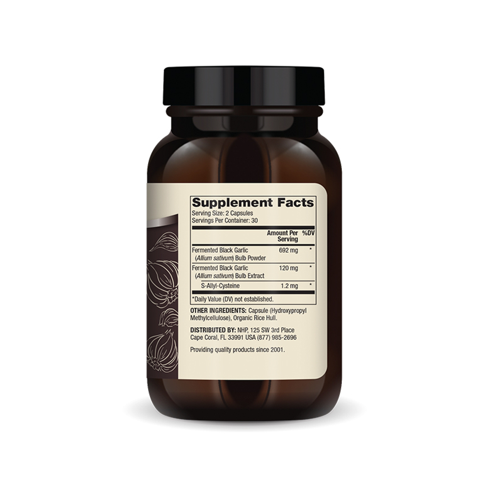Fermented Black Garlic 60 капсул Dr.Mercola