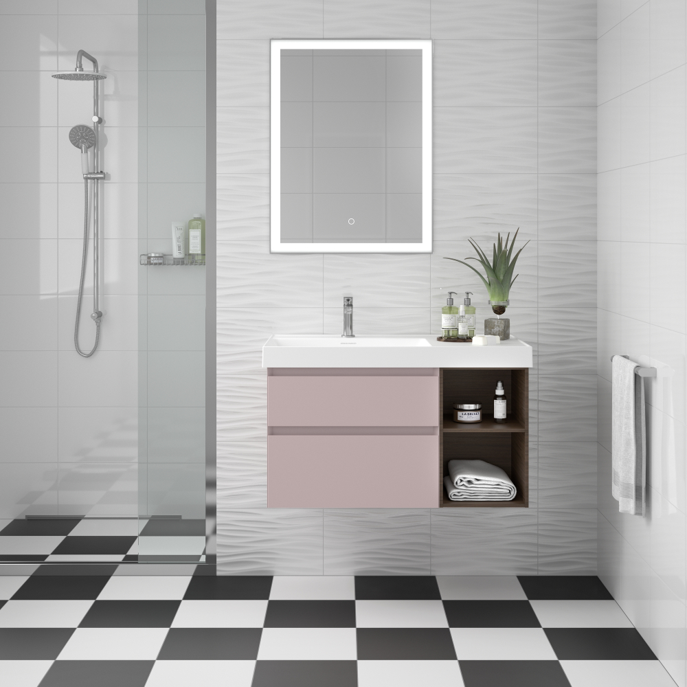 Плитка настенная Artens Вега 3D 25x40 см 0.9 м² цвет белый глянцевый