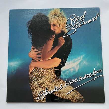 Винтажная виниловая пластинка LP Rod Stewart Blondes Have More Fun (Япония 1978) (Без Оби) Da Ya Think I'm Sexy