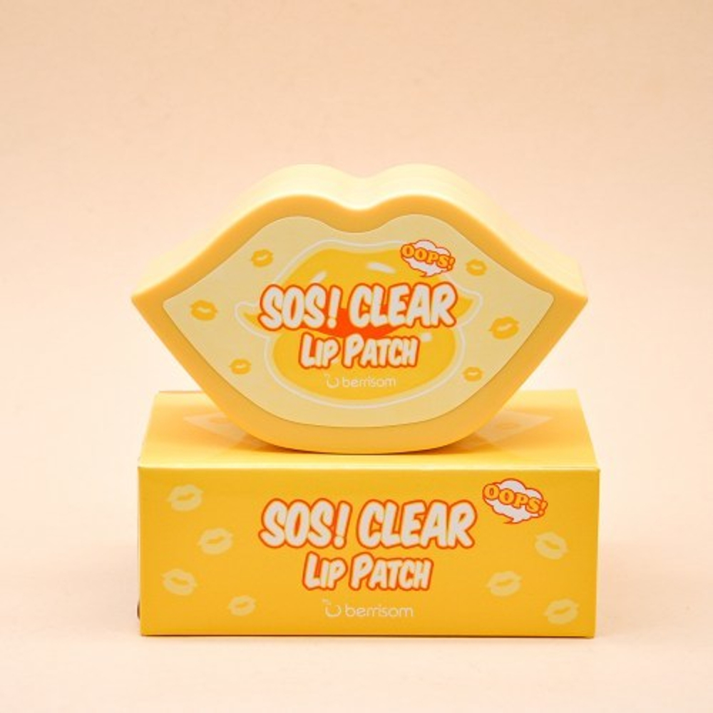 Berrisom Sos Oops Clear Lip Patch очищающая маска-патч для губ