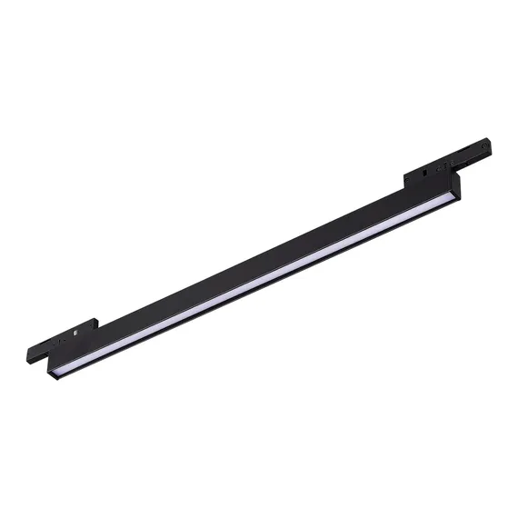 ST665.436.08 Магнитный трековый светильник Черный LED 1*8W 3000K 250Lm Ra>80 100° IP20 L300xW10xH18 СУПЕР5
