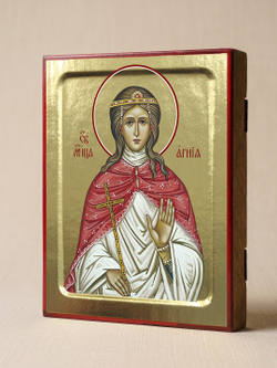 Икона Агнии, мученицы на дереве: 125 х 160 (Синопсисъ)