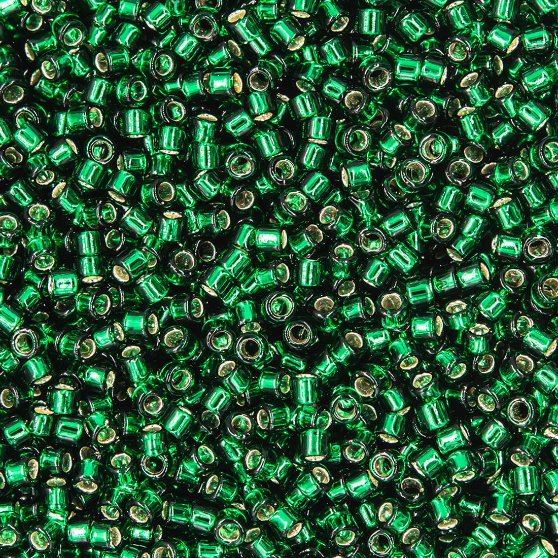 Японский бисер TOHO Treasure (№36), с внутренним серебрением, прозрачный