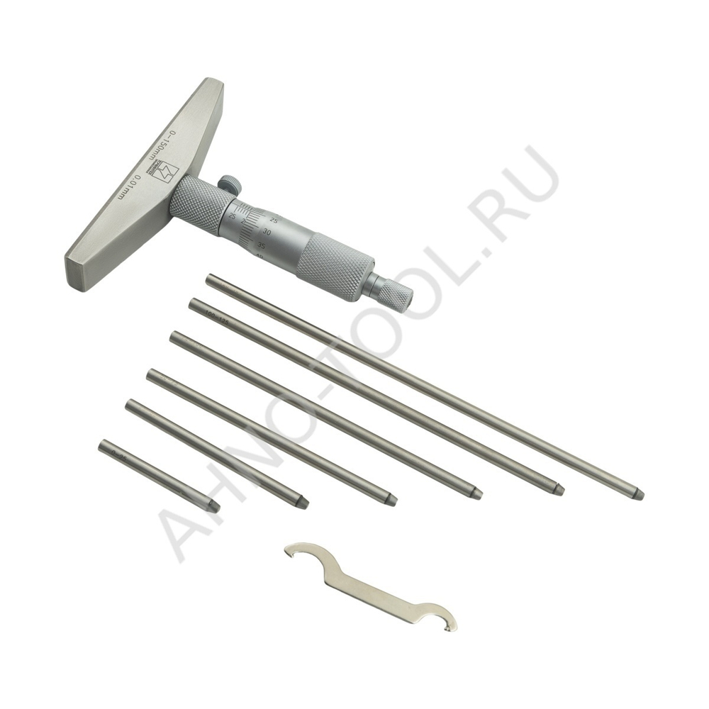 Глубиномер микрометрический ГМ-150-0.01 ГОСРЕЕСТР 90410-23 ТОЧИНТЕХ