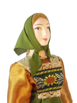 Кукла коллекционная Мещанка в нарядной одежде