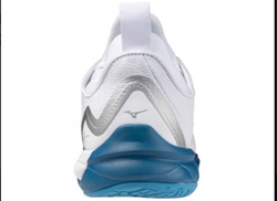 MIZUNO, WAVE LUMINOUS 2, Handball, White/Sailor Blue/Silver, MEN, US 11 /EUR 44,5 /UK 10 /СМ 29