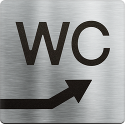 Туалет, WC, направо/вверх