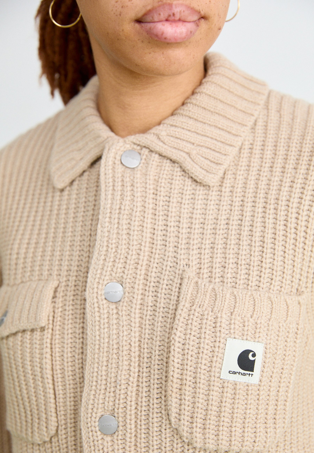 Carhartt WIP MICHIGAN - Кардиган - Бежевый
