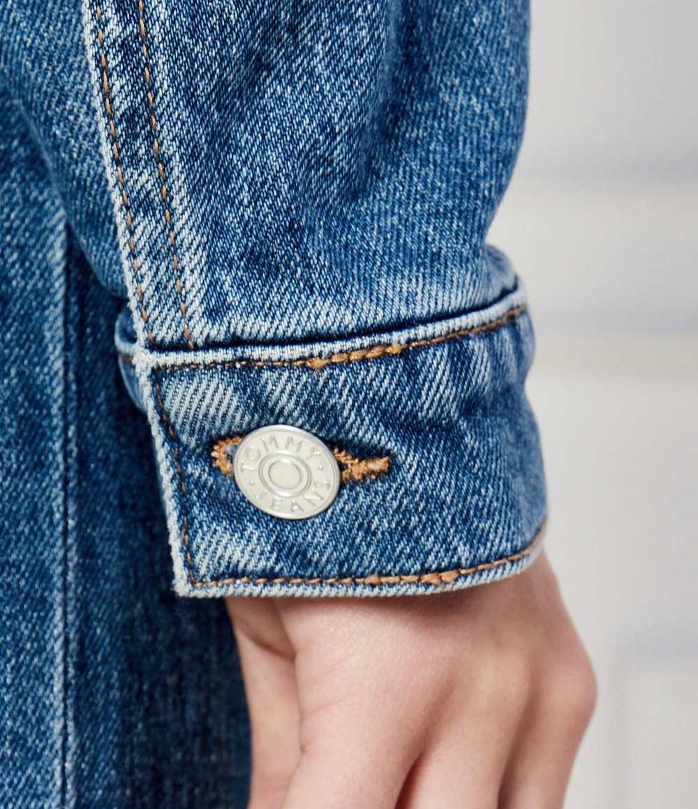 Джинсовая куртка CLAIRE Tommy Jeans - голубой(DW0DW18207)