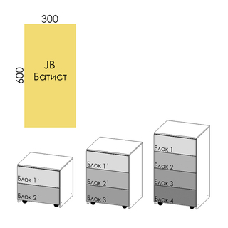300х600 J-Box "Батист" НА ЗАКАЗ