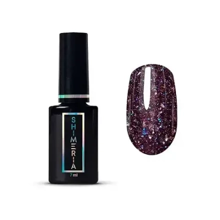 RuNail, Гель лак для ногтей светоотражающий с фольгой 9285