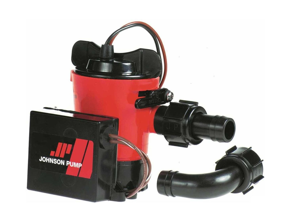 Помпа осушительная 1250GPH, автоматическая 12В, Johnson Aqua