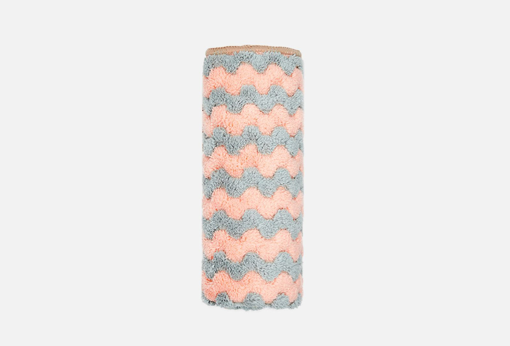 Салфетка косметическая бирюзово-серый 30х30см Wai Ora Coral+
