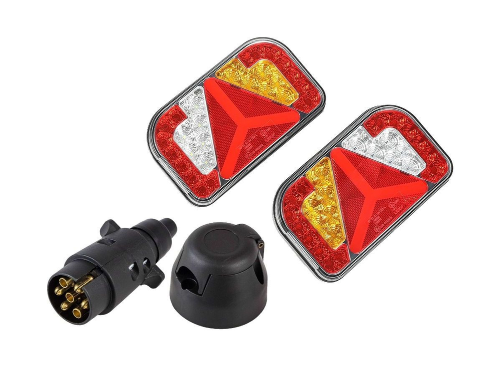 Стоп-сигнал для прицепа c вилкой и розеткой (комплект 86108E2)