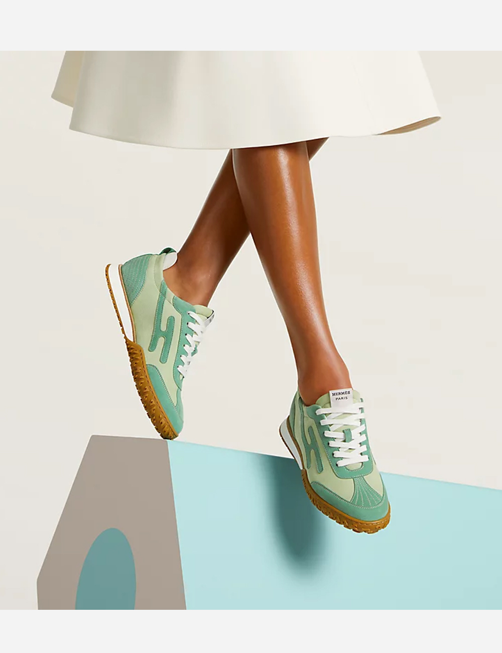 Jet Sneaker Vert De Mer (H242153Z-DR360)