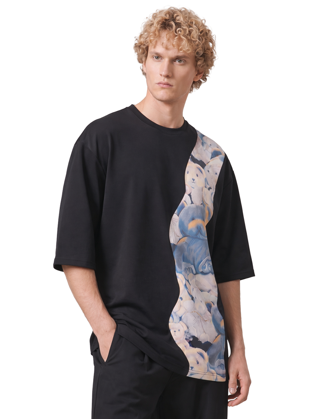 ФУТБОЛКА ONE MEN print bear 04
