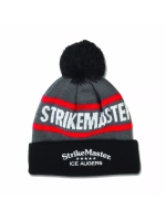 Шапка с помпоном Strikemaster Black Grey White, размер универсальный