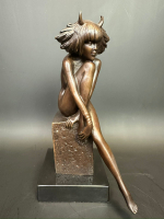 Бронзовая скульптура «Знак Зодиака Телец»