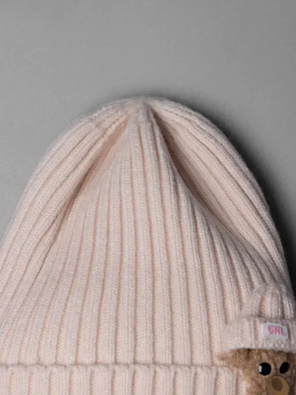 Шапка для девочки на осень бини