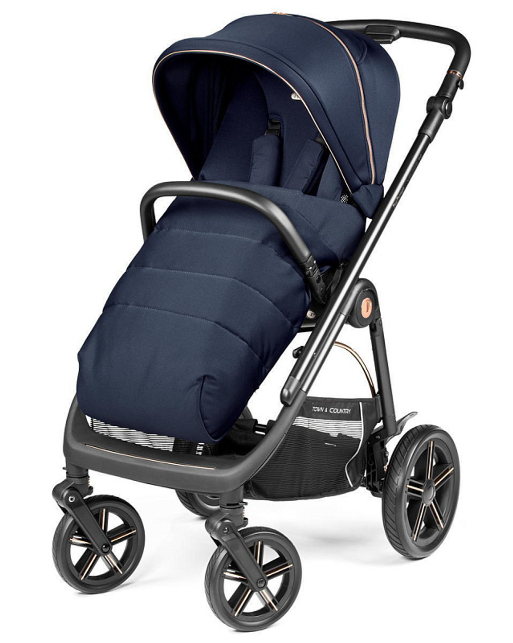 Коляска Peg Perego Veloce TC New Belvedere Lounge 3 в 1 Blue Shine