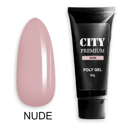 CITY NAIL Premium  Poly Gel Nude 60гр